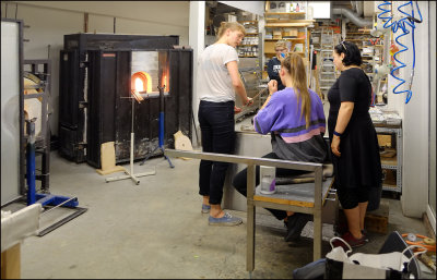 Glassblowing lessons........