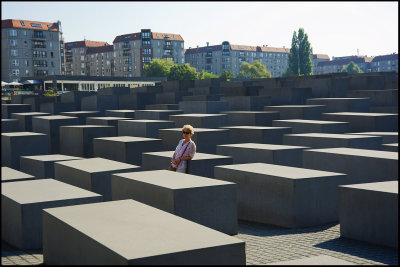 Memorial honouring the millions of jews killed in WWII,Berlin..