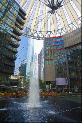 Sony Centre,Potzdamer platz.....