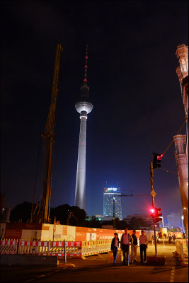 Fernsehturm, an omnipresent sight........