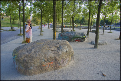 Decorated stones, Mauerpark.......