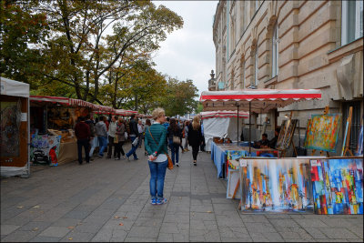 Saturday art market,Berlin.......