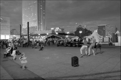 Street dancers,Alexanderplatz......