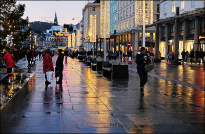 Christmas weather in Bergen.......