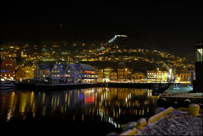 Bergen inner harbour.........