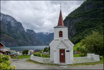 Norway`s smallest stavechurch, in Undredal.....