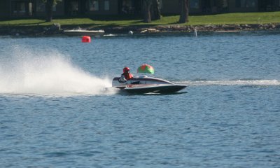 Vintage Racer At Manson Race