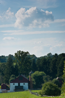 Farmhouse in summer