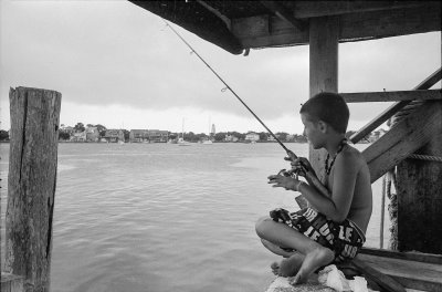 Young fisherman