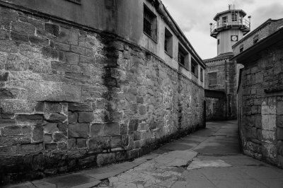 To the central guard tower