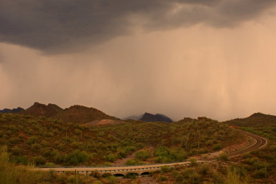 lake pleasant thunderstorm