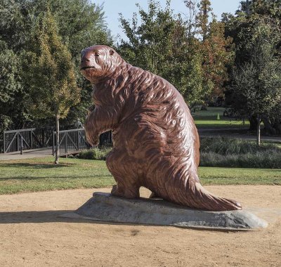 Ground Sloth sculpture