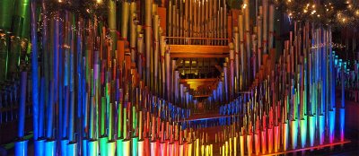 Pipes of the Mighty Wurlizer organ