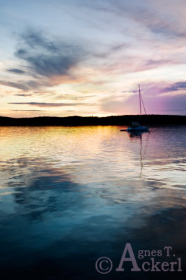 sunset in pula