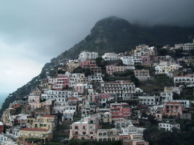 Looking back towards Positano