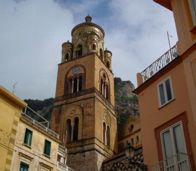 St Andrews Cathedral bell tower Amalfi