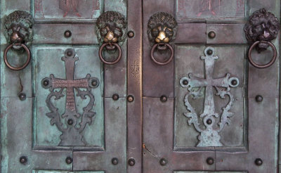 Door panels St Andrews cathedral Amalfi