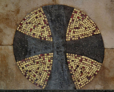  Cross mosaic St Andrews exterior Amalfi