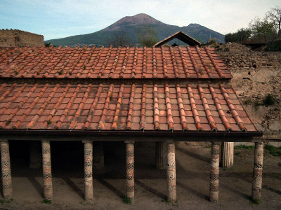 Villa dei Misteri and Vesuvius