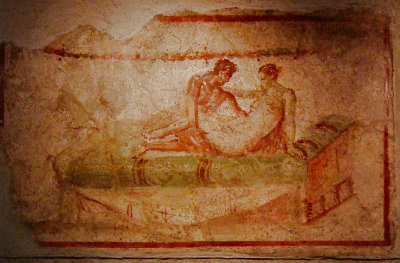 Lupanare, the Brothel house, mural 