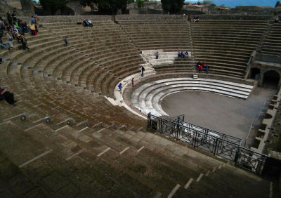 Teatro Grande from the top 