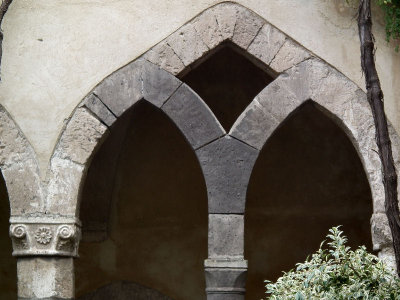  Cloisters detail San Francesco cathedral Sorrento