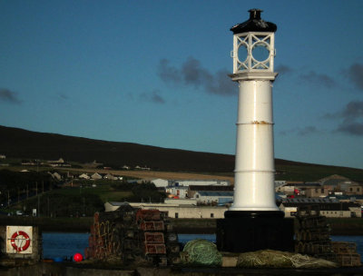 Kirkwall lighthouse and buoy