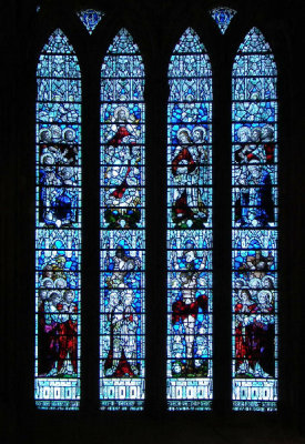 St Magnus Cathedral windows at altar end