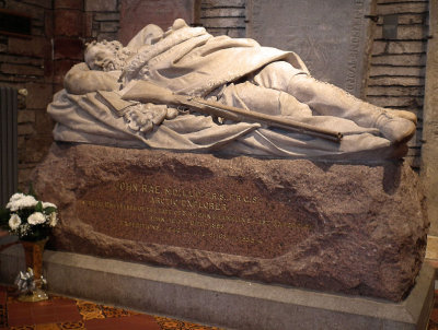 St Magnus Cathedral John Rae who discovered the final part of the NW passage