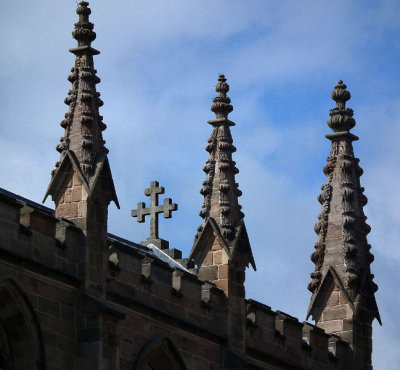 St Andrews RC Cathedral spires