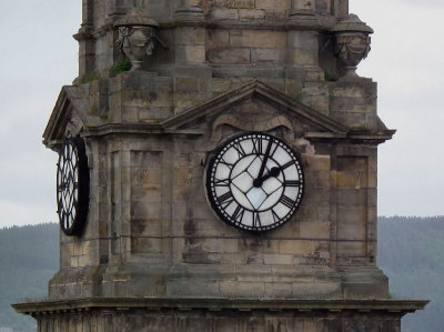 Church clock Inverness