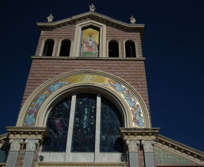 Tindari front of sanctuary