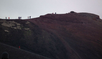 Higher Sivestri crater (extinct) Mount Etna