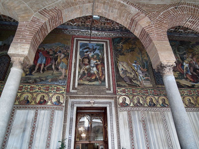 Entrance to Royal Palatine chapel