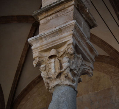 Cathedral capital (pillar looks worn!)