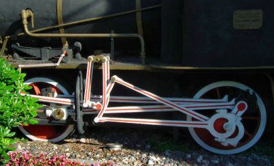 Orient Express loco wheels Istanbul station.