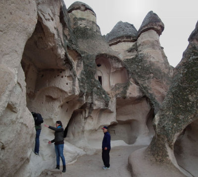Cappadocia_Goreme_abandoned dwellings in the fairy chimneys 