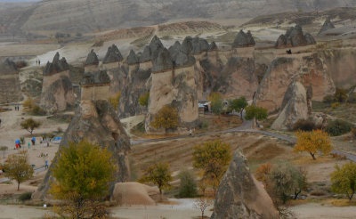 Cappadocia_Goreme_Fairy Chimneys in the rain
