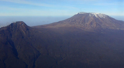 Mount Kilimanjaro Mawenzi (16,893 ft) and Kibo/Uhuru peaks f