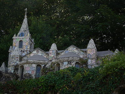 Les Vauxbelets_Little Chapel based on Lourdes built 1914 by Brother Deodat