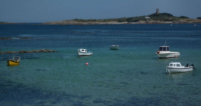  boats and tower Fort Grey