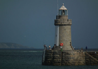 St Peter Port_Lighthouse from ferry terminal