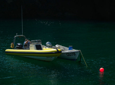 boats in Creux harbour 