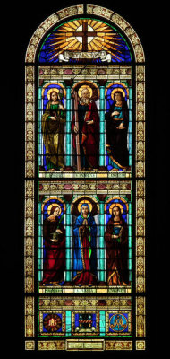 Santa Croche window