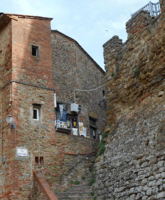 The steps and walls