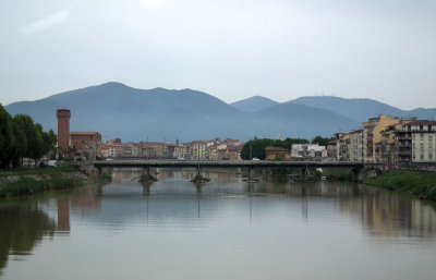 River Arno from coach