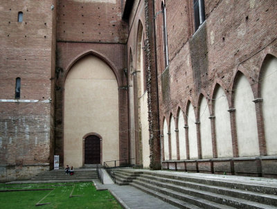 Basilica San Domenico exterior side.