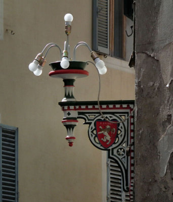 Street lights for Palio race