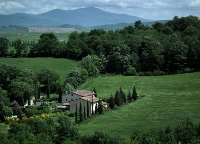 Bagno Vignoni view