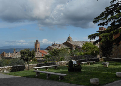 Montalcino rooftop view